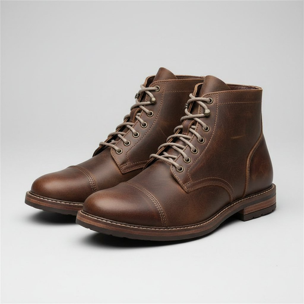 Men's Classic Ankle Boots | Durable Lace-Up Work Footwear