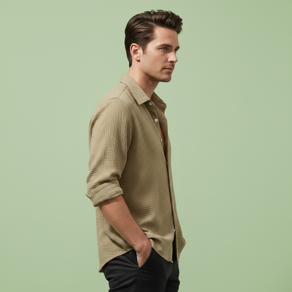 Men's Casual Button Down Shirt | Summer Style