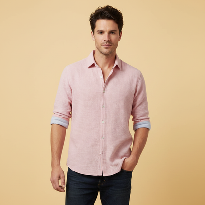 Men's Casual Button Down Shirt | Summer Style