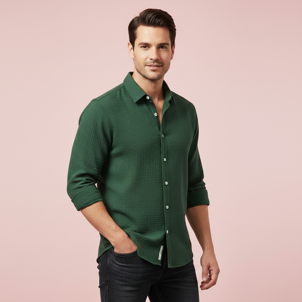 Men's Casual Button Down Shirt | Summer Style