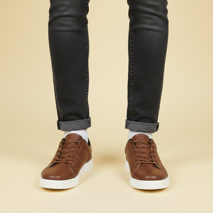 Men's Lace-Up Low-Top Sneakers | Casual Trainers