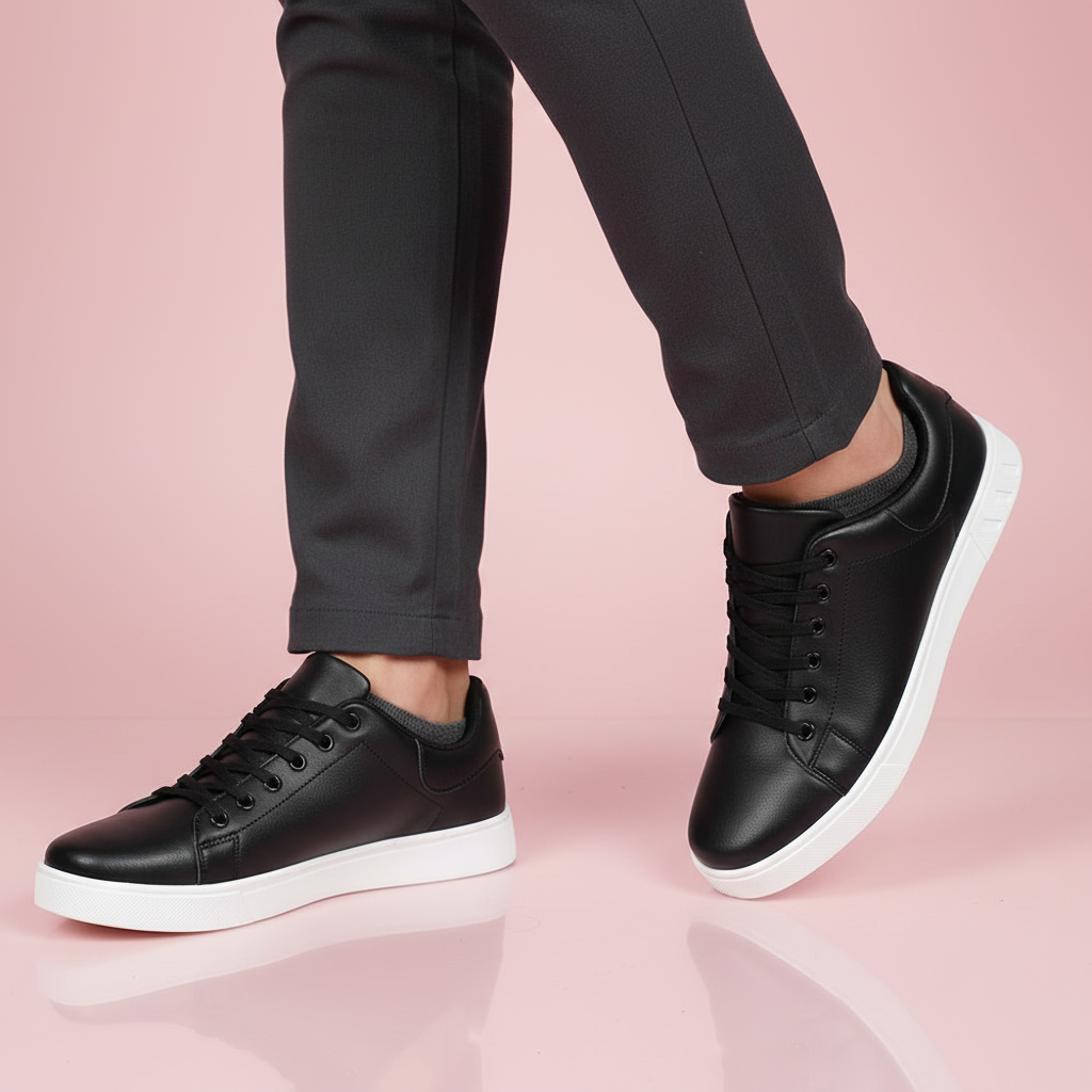 Men's Lace-Up Low-Top Sneakers | Casual Trainers