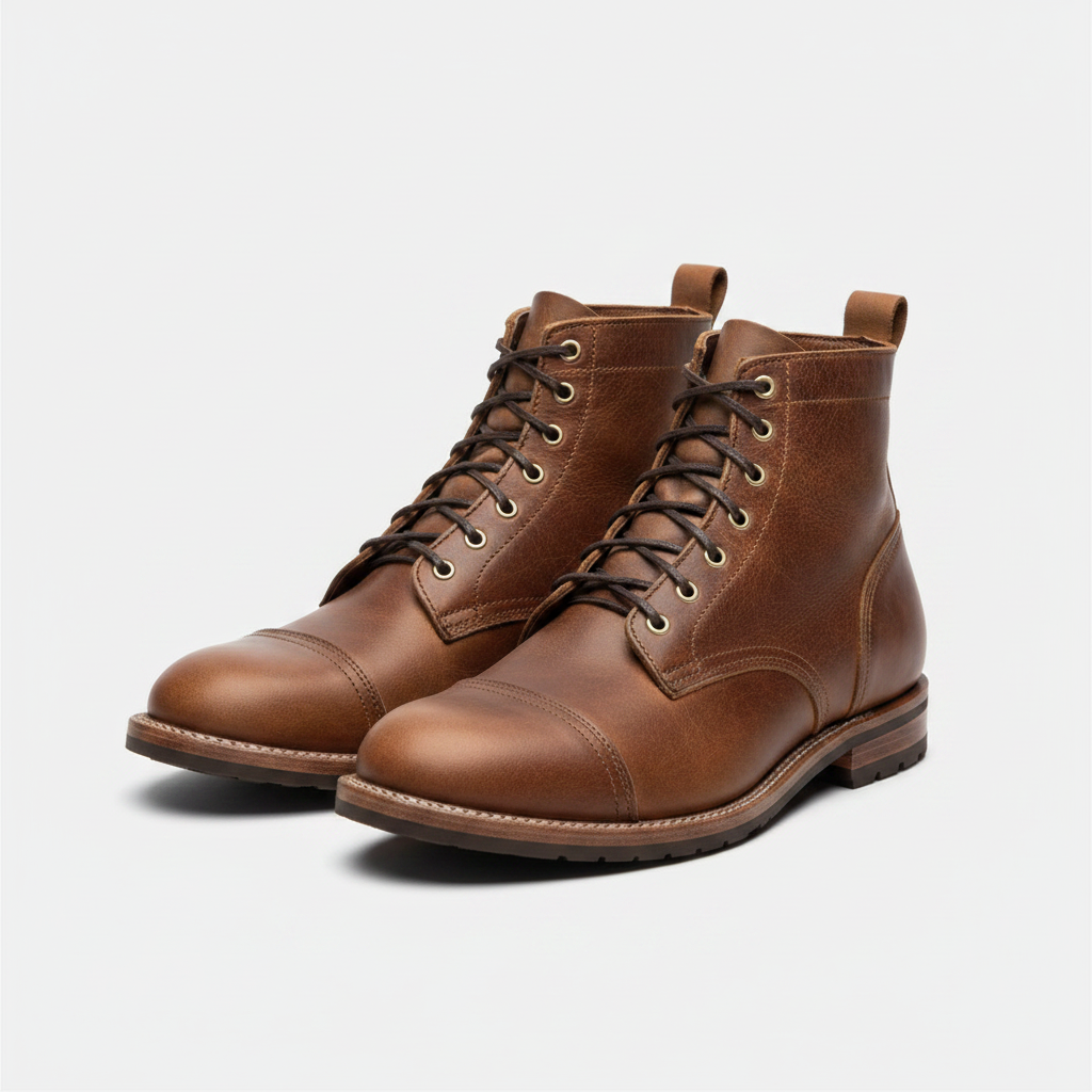 Men's Classic Ankle Boots | Durable Lace-Up Work Footwear