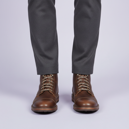 Men's Classic Ankle Boots | Durable Lace-Up Work Footwear