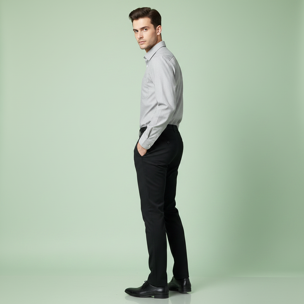 Saul | Men's Slim Fit Trousers Chinos in Stretch Fabric