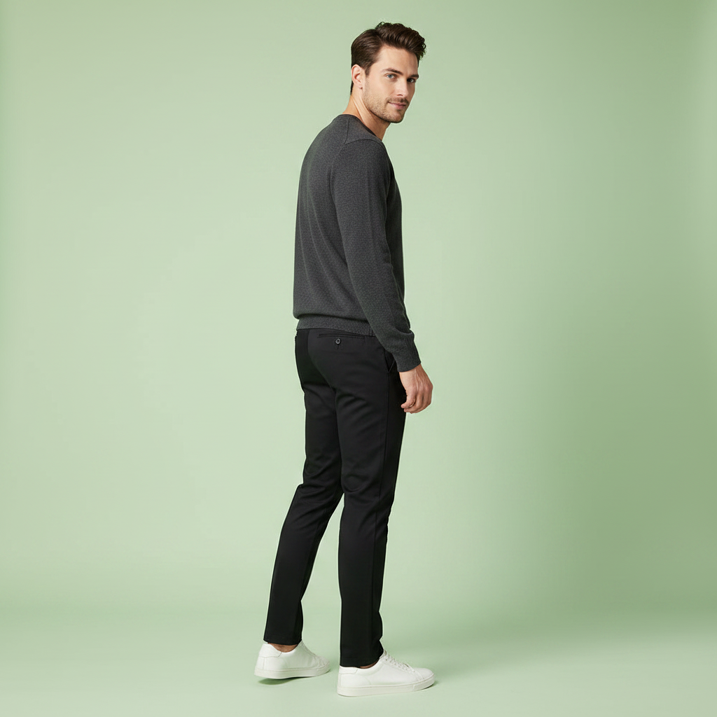 Saul | Men's Slim Fit Trousers Chinos in Stretch Fabric