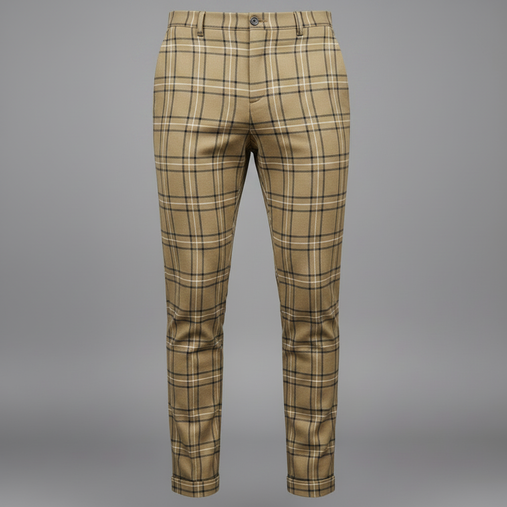 Sasha Checked Chino Pants | Men's Pants