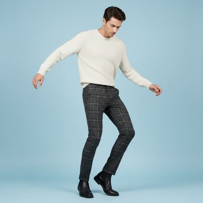 Sasha Checked Chino Pants | Men's Pants