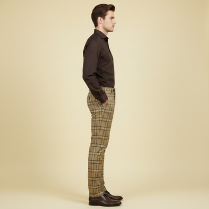 Sasha Checked Chino Pants | Men's Pants