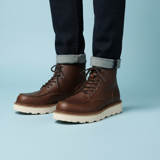 Men's Lace-Up Ankle Boots | Durable Fashion Footwear