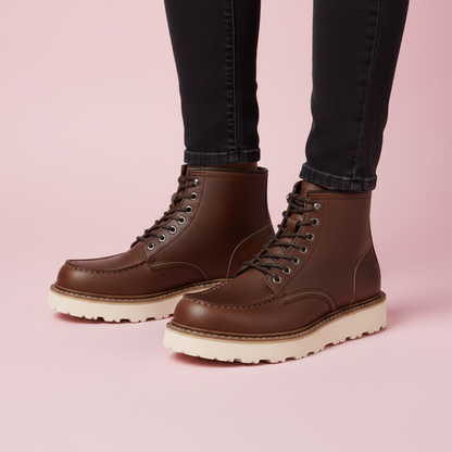 Men's Lace-Up Ankle Boots | Durable Fashion Footwear