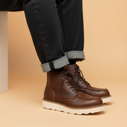 Men's Lace-Up Ankle Boots | Durable Fashion Footwear