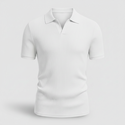 Men's Waffle Polo Shirt | Casual Summer Polo Shirts